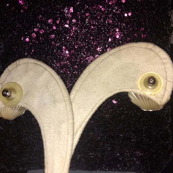 VINTAGE!/ STERLING SEASHELL POST EARRINGS β€οΈ - Picture 9 of 14